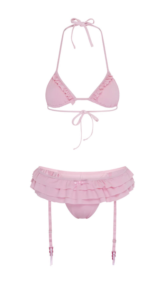 GARTER BIKINI SET