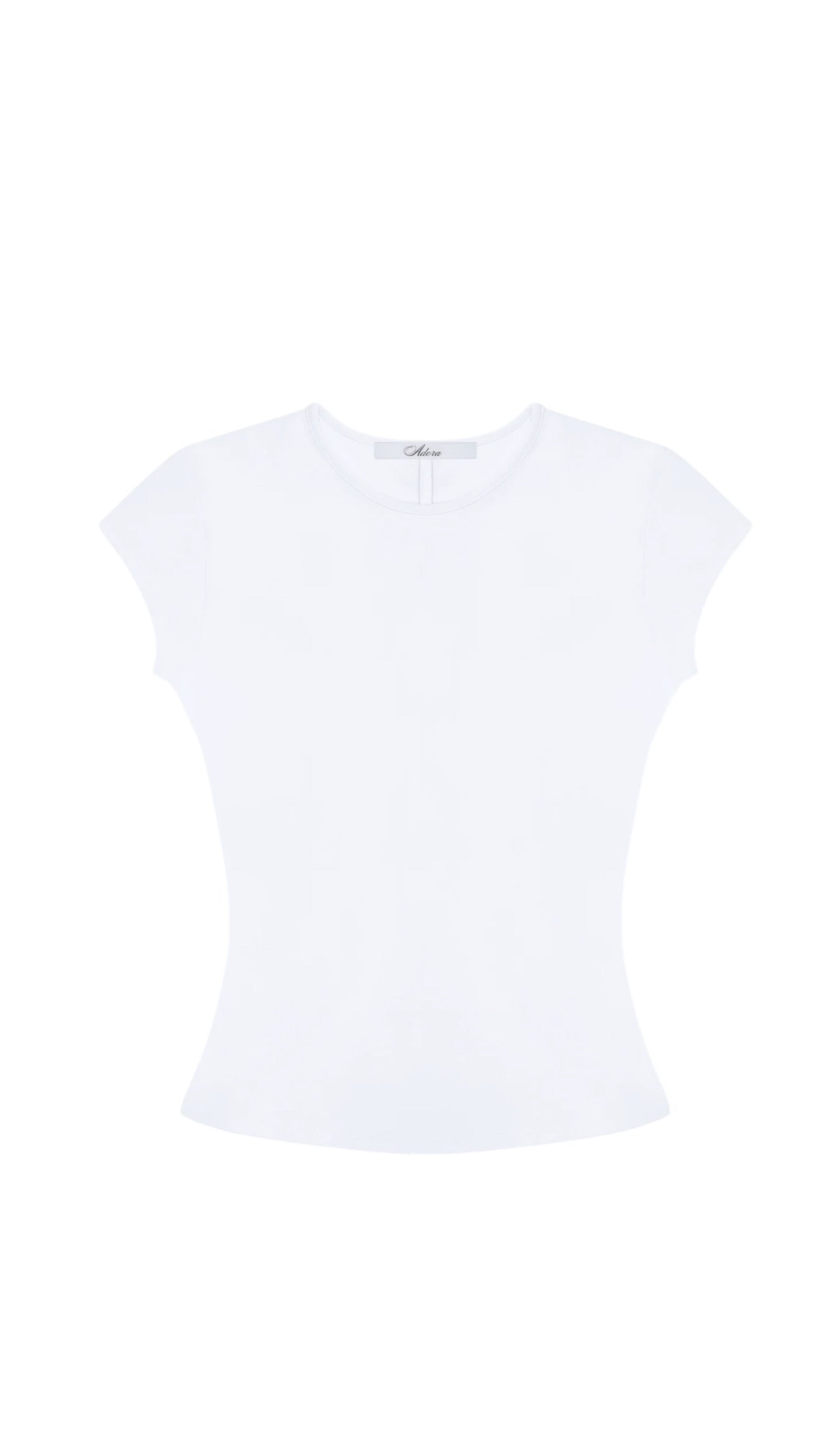 CAP SLEEVE BABY TEE - MILK